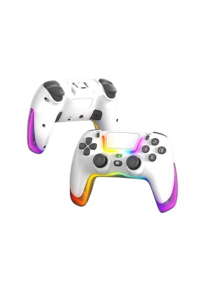 Ps4 Kol Kablosuz Gamepad Oyuncu /androd/iphone/çift Titreşim/6 Eksenli Rgb Mod/ps4/switch/pc Uyumlu