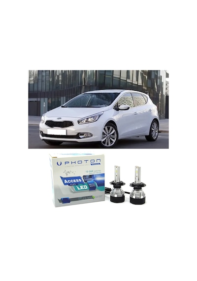 Kia Ceed Led Xenon Uzun Far Ampulü H7 Access Yeni Seri Beyaz 2011-2017