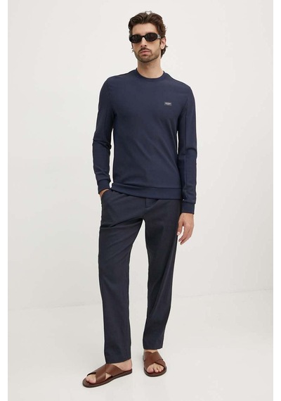 Guess Erkek Tech Stretch Cn Sweatshirt - Lacivert Lacivert