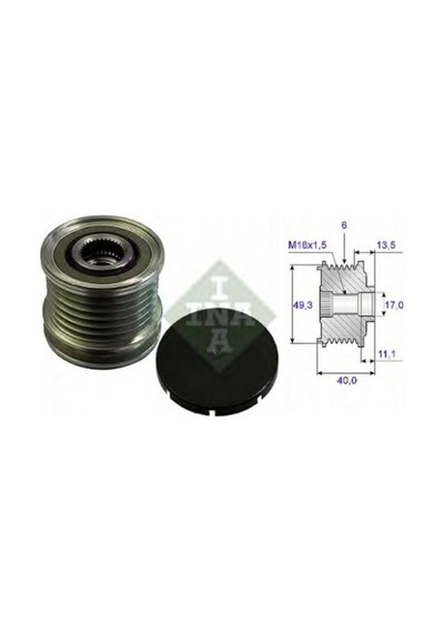 Ina Alternatör Kasnak Rulmanlı 6-kanal Bmw-cıtroen C4/c5-mini Coo N11.9774