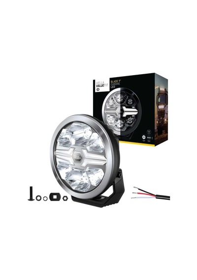 Hella Off-road Valuefit Blade Led Uzun Far Krom 17w 9" Beyaz Isik 1fj357199-001