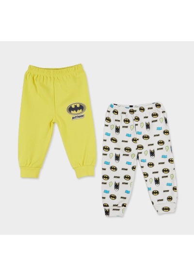 Çimpa Batman 2'li Bebek Pantolonu 20792 Sarı-Ekru