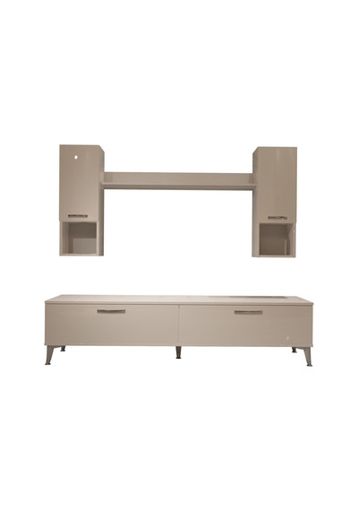 Decoraktiv Eko 5da Slm Std Silver Tv Ünitesi Tv Sehpası Beyaz