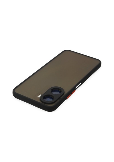 Newface Vivo Y16 Kılıf Montreal Silikon Kapak - Siyah Siyah