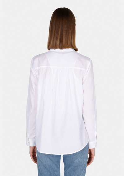 Colin's Colins Regular Fit Shirt Neck Düz Kadın Beyaz Uzun Kol Gömlek Cl1073407 Cl1073407 Q1.v1 Wht Beyaz