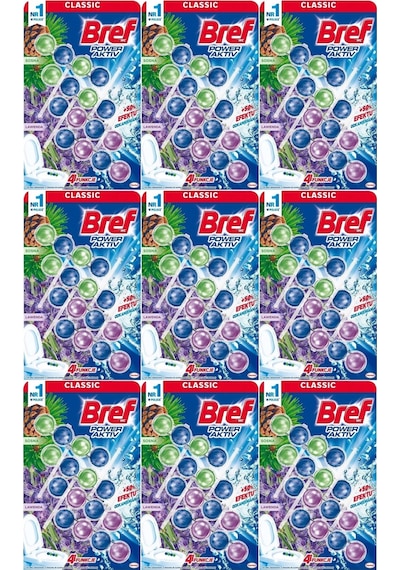 Bref Power Aktiv Klozet Bloğu Çam Ve Lavanta Kokulu 36 Lı Set
