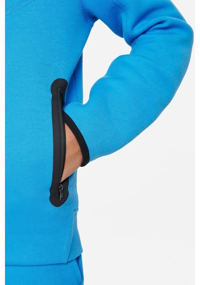 Nike Sportswear Tech Fleece Full-zıp Hoodie Fermuarlı Kapişonlu Çocuk Sweatshirt Lacivert Lacivert