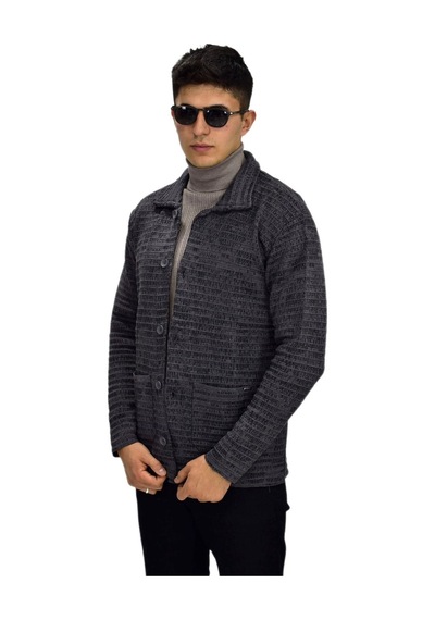 Erkek Spor Düğmeli Hırka R6380 Bgl-st03173 001