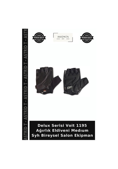 Delux Serisi Voit 1195 Ağırlık Eldiveni Medıum Syh Bireysel Salon Ekipman Belirtilmemiş
