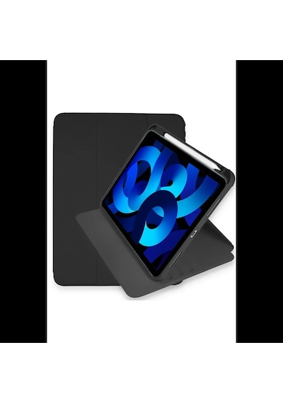 Apple Uyumlu iPad Pro 11 2021 Kılıf Starling 360 Kalemlikli Tablet Kılıf - Siyah Diğer