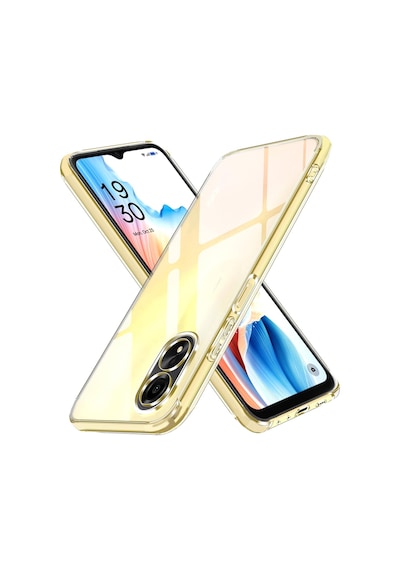 Oppo A38 Kılıf Kamera Korumalı Silikon Şeffaf Arka Kapak