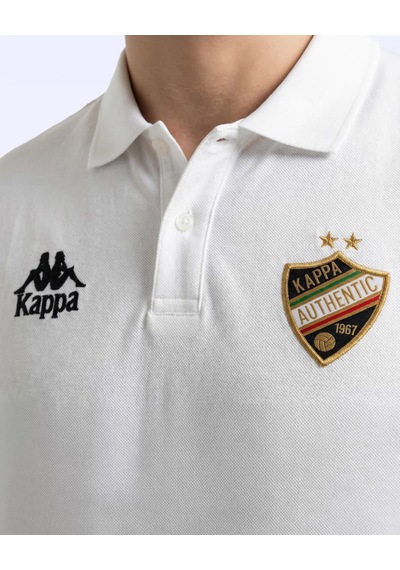 Kappa Paul Polo Erkek Beyaz Regular Polo Yaka Tişört