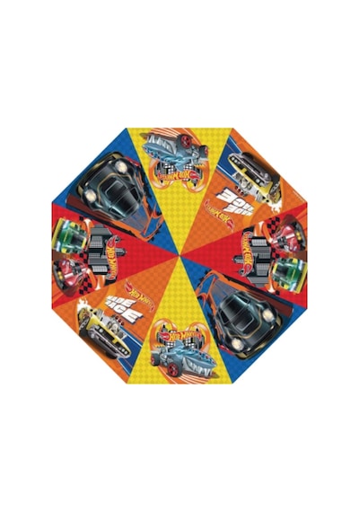 Lisanslı Bardaklı Figürlü Unisex Çocuk Şemsiyesi Hotwheels