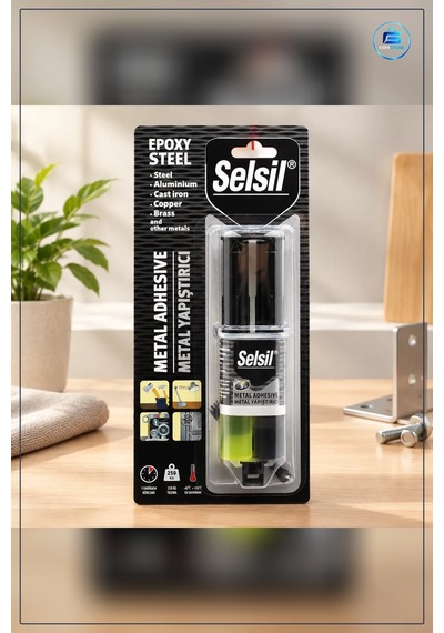 Epoksi Yapıştırıcı Şırınga Metal Ahşap Plastik İçin İki Bileşenli