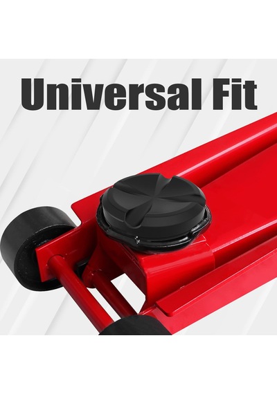 Bıg Red At83502t-3ab Torin Hidrolik Tekerlekli Servis/zemin Krikosu Aksesuarı: 10 Cm Adaptör Kauçuk Koruma Kaldırma Pedi Evrensel Uyumlu Çapraz Oluklu Çerçeve Ray Koruyucu, Siyah, 1'li Paket