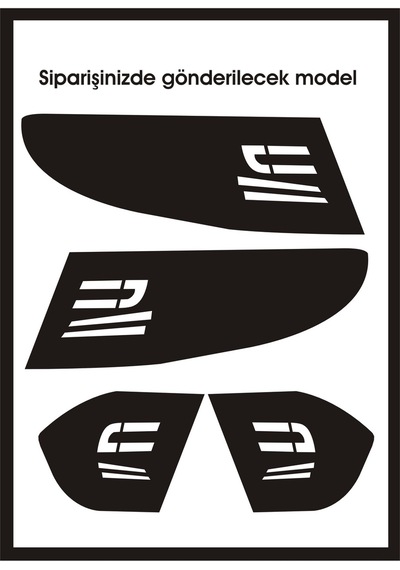 Fluence İçin Uyumlu Aksesuar Stop Farı Led Görünümlü Oto Sticker