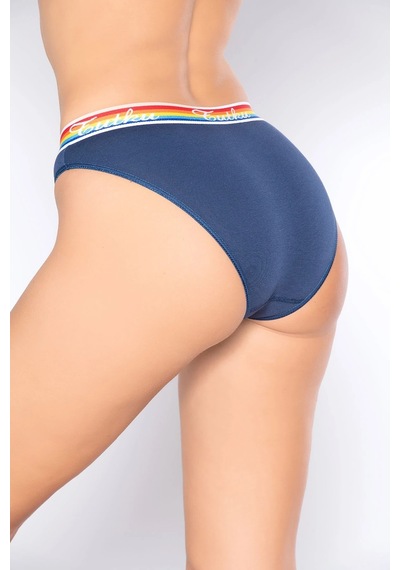 Hepsine Rakip Tutku 6 Adet Kadın Karışık Renkli Bikini Külot Seti S/m Beden Çok Renkli