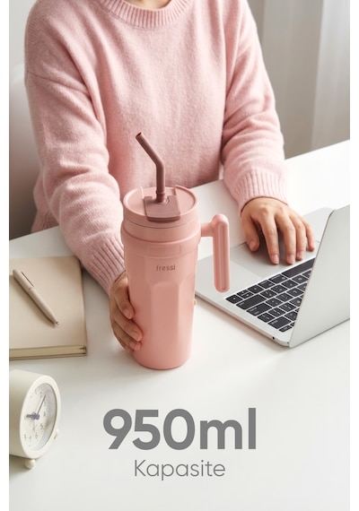 Fressi Calora Termos Paslanmaz Çelik 950 Ml Fr-t956 Pembe