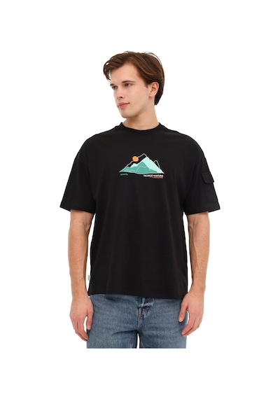 Kinetix Ml Day 11otd213 5fx Siyah Erkek Kısa Kol T-shirt Çok Renkli