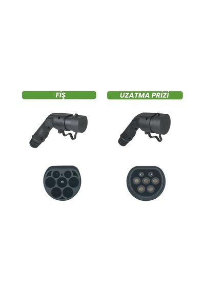 Chargemobile 32 A 22 Kw Trifaze Type 2 Şarj Kablosu 5 M Standart