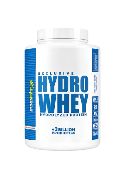 Sporfit Nutrition Hydrowhey Protein Tozu 1800 Gr 60 Servis Çilekli Pasta + 3 Milyar Probiyotik + Shaker + Protein Kahve Hediyeli çilek
