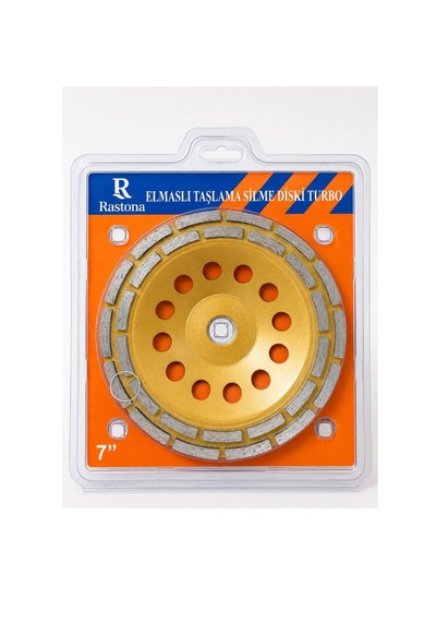 Rastona Elmaslı Taşlama Silme Diski Turbo 7"