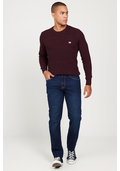 Lee Austin Regular Tapered Fit Yüksek Bel Esnek Jean Kot Pantolon L733AADB Lacivert