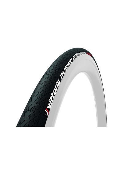 Vittoria Road Rubıno Pro Endurance 700x23 G2.0 Katlanır Dış Lasti Siyah - Kırmızı