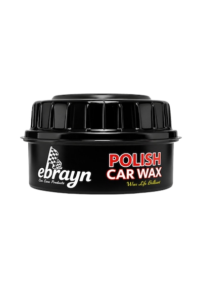 Ebrayn Polish Car Wax Katı Macun Cila 230g - Matlık Giderici Ve Boya Koruyucu Pasta Cila