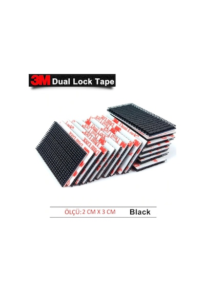3m Dual Lock Kendinden Yapışkanlı Sabitleme Bandı 3x2 CM 5 Çift