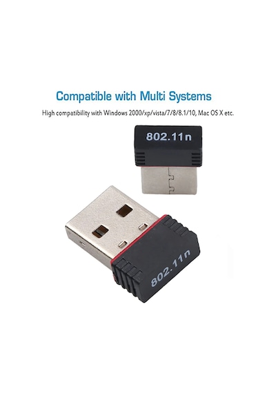 150 M Usb Wifi Adaptörü Kablosuz 2.4g Ağ Kartı Mini Usb 2.0 Rtl8188 Wifi Dongle 1pcs