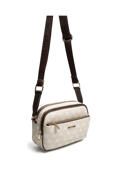 Silver & Polo Kadın Çapraz Çantası Sp1162 Taş-kahve