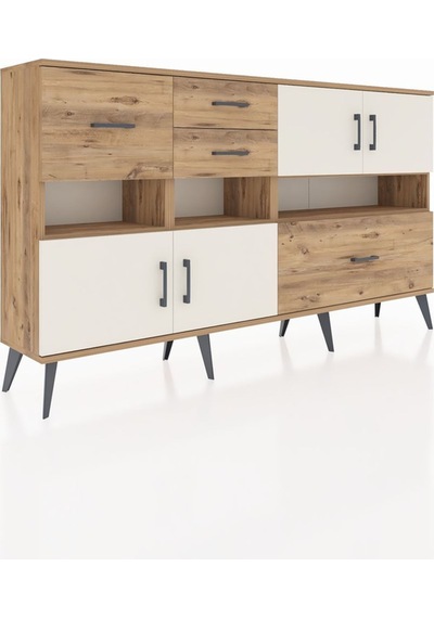 Arges Konsol 5 Raflı 4 Çekmeceli 4 Kapaklı 176x30x99 Çam-aytaşı/çam Aytası/atlas Çam - Atlas Çam Arges Konsol 5 Raflı 4 Çekmeceli 4 Kapaklı 176x30x99 Çam-aytaşı/çam Aytası/atlas Çam - Atlas Çam
