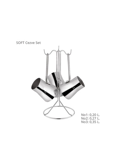Sofram Soft Cezve Seti - 3 Parça