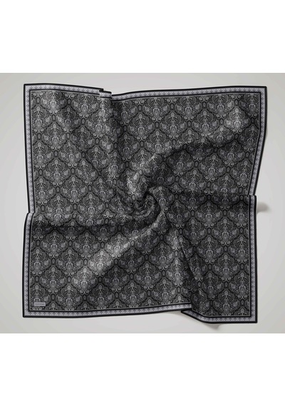 Silk Home Soft Eşarp Rûmi Siyah-gri 90x90 Çok Renkli