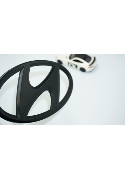 Dk Tuning Elantra Cn7 Siyah Ön Panjur Logo Hyundai İle Uyumlu
