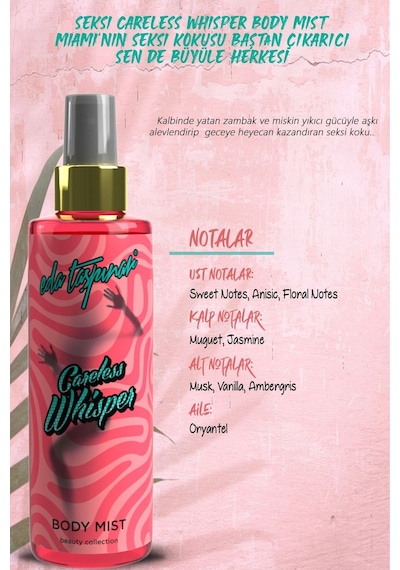 Eda Taşpınar Careless Whisper Body Mist Vücut Spreyi 200 ML