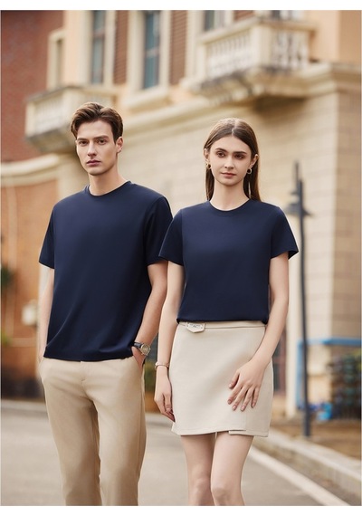 New Performance Premium Basic T-shirt 67.1% Naylon 22.0% Pamuk 10.9% Spandex Lacivert
