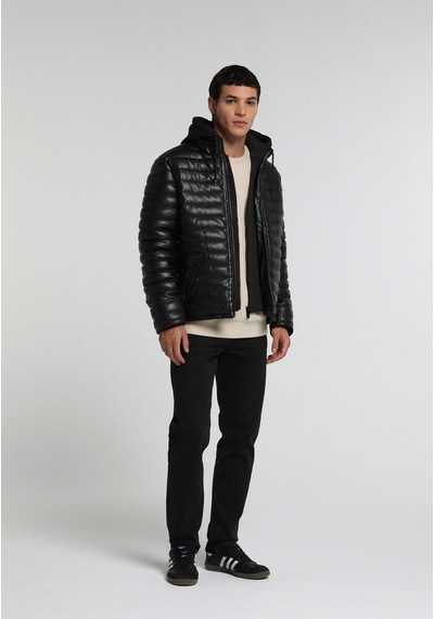 Colin's Colins Slim Fit Kapüşonlu Fermuarlı Astarlı Erkek Siyah Mont Pu Cl1082107 Q1.v1 Blk Colin's Colins Slim Fit Kapüşonlu Fermuarlı Astarlı Erkek Siyah Mont Pu Cl1082107 Q1.v1 Blk
