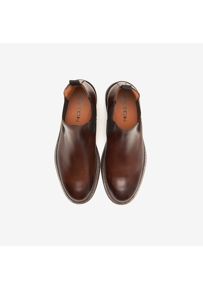 Brown Bot Erkek 449 Exton Vıenna Calf Leather Kahverengi