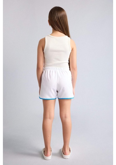 Defacto Deniz Şortu Kız Çocuk G9431a826hswt34 Beyaz-wt34