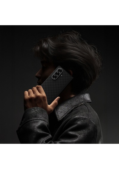 Galaxy Z Fold 7 Uyumlu Kılıf M-safe Özellikli Benks Armorair Armorgrid Serisi Kevlar Kapak Siyah