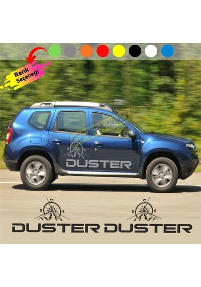 Dacia Duster Pusula Off Road Oto Sticker Set