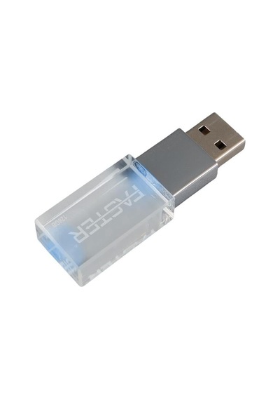 Faster 128 Gb Mimi Serisi Usb 3.0 Yüksek Hızlı Mavi Işıklı Metal Flash Bellek -