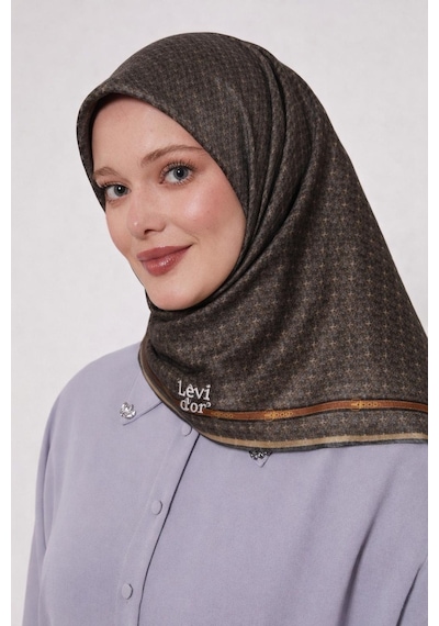 Levidor Kristal Eşarp - 06128 Haki-taba