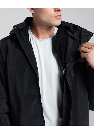 Kappa Pure Erkek Siyah Regular 3-in-1 Mont