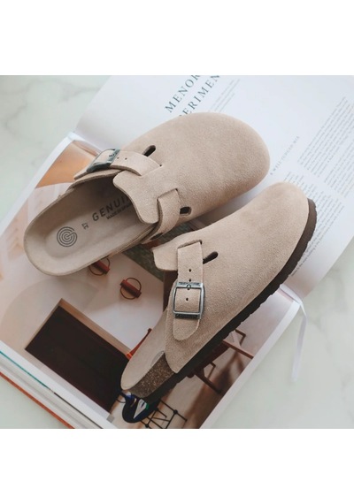 Riva Velour Taupe Terlik Kadın Rıva G105495 Genuins Velour Taupe Riva Velour Taupe Taba