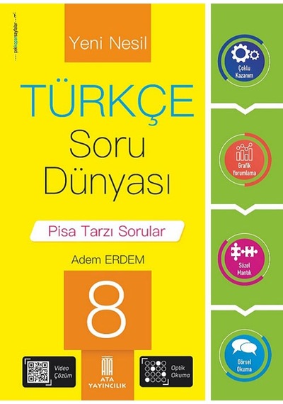 Ata Yayıncılık 8. Sınıf Yeni Nesil Türkçe Soru Dünyası