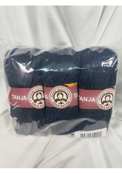 Tanja Lacivert El Örgü İpi 100gr Renk No:019