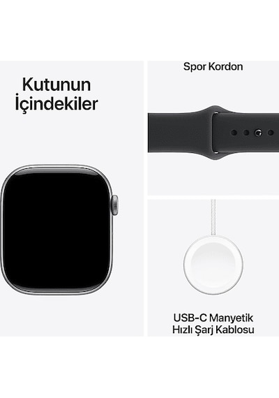 Apple Watch Series 11 Gps 42 MM MEQX4TU/A M/L Akıllı Saat (Distribütör Garantili)